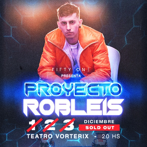 Robleis agota sus tres funciones en el Teatro Vorterix
