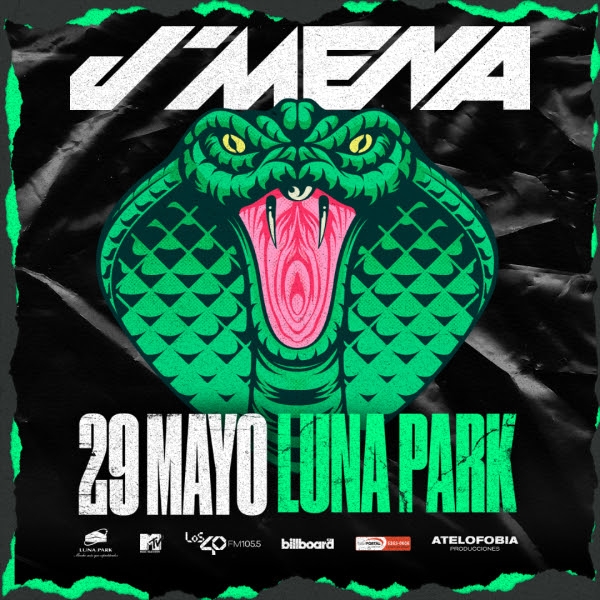 J MENA: La Cobra llega al Estadio Luna Park, 29 de mayo 2020!
