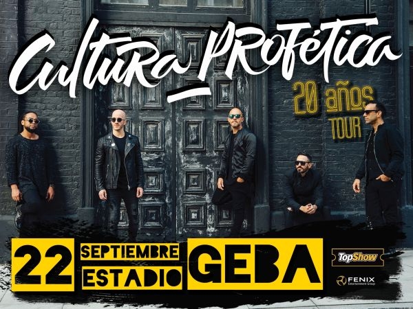Cultura Profética en Argentina "20 Años Tour"! 22 de septiembre, Estadio Geba!