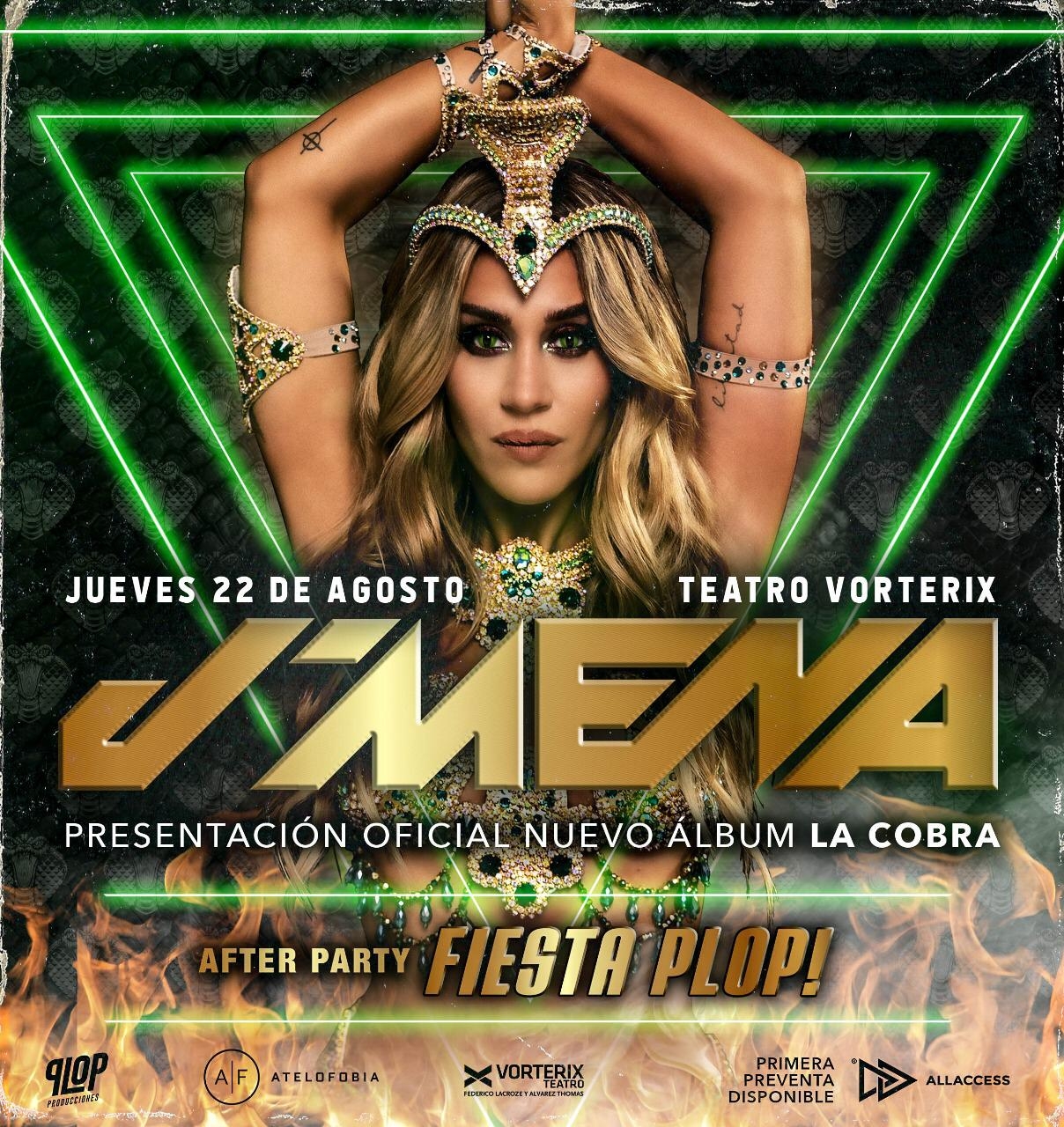 j mena rompe un nuevo récord con "La Cobra" y anuncia show presentación!