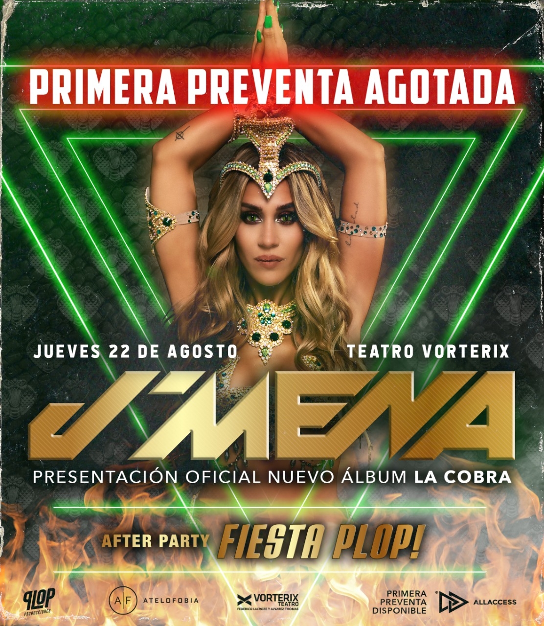 j mena causa furor con "La Cobra": agota entradas en minutos, #1 en Spotify e ingresa al Billboard Hot 100!